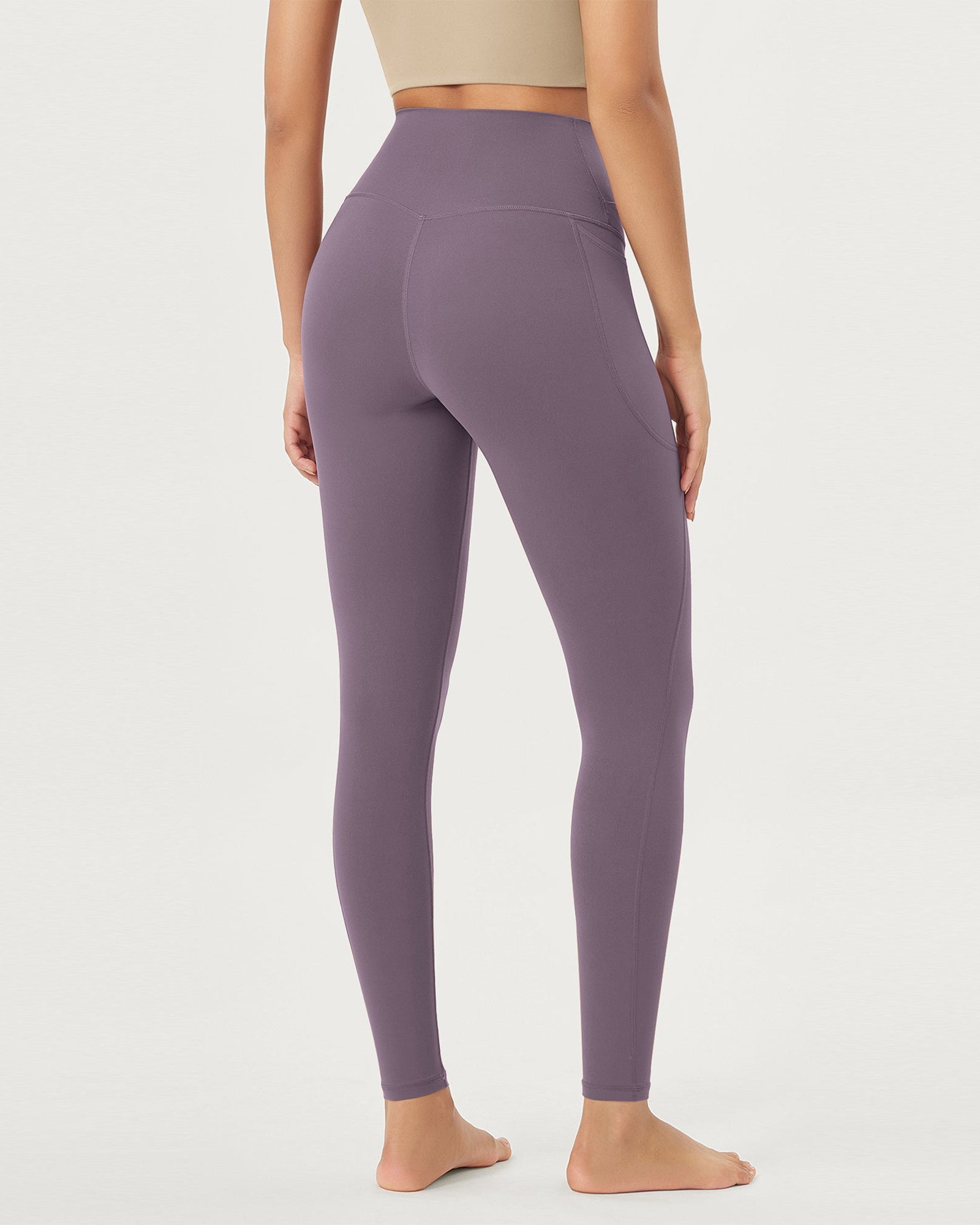 28 Crossover V High Wasit Lounge Leggings with Pockets - ododos