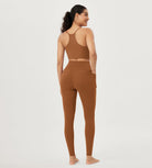 28 Crossover V High Wasit Lounge Leggings with Pockets - ododos