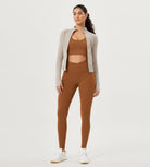 28 Crossover V High Wasit Lounge Leggings with Pockets - ododos
