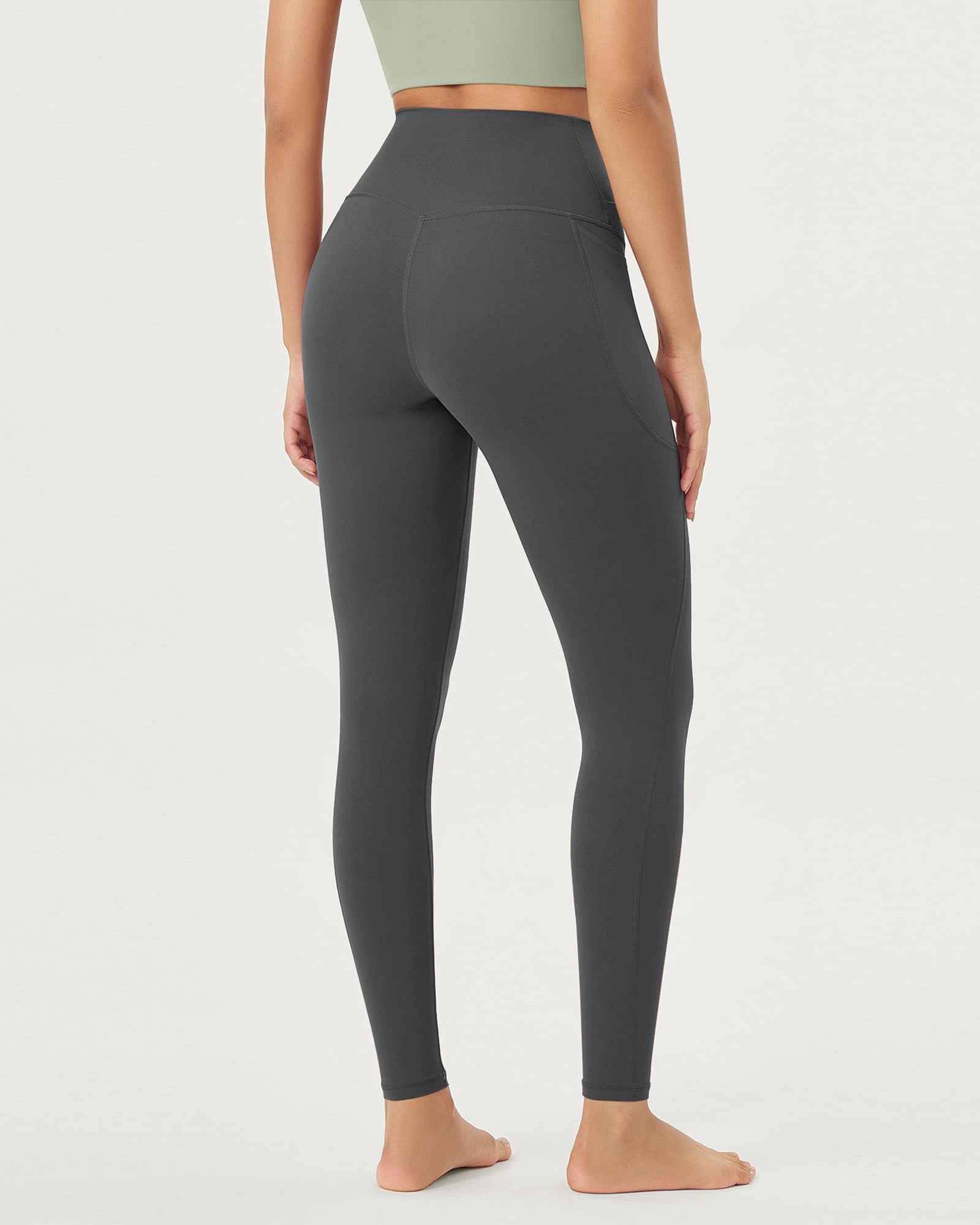 28 Crossover V High Wasit Lounge Leggings with Pockets - ododos