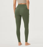 28 Crossover V High Wasit Lounge Leggings with Pockets - ododos
