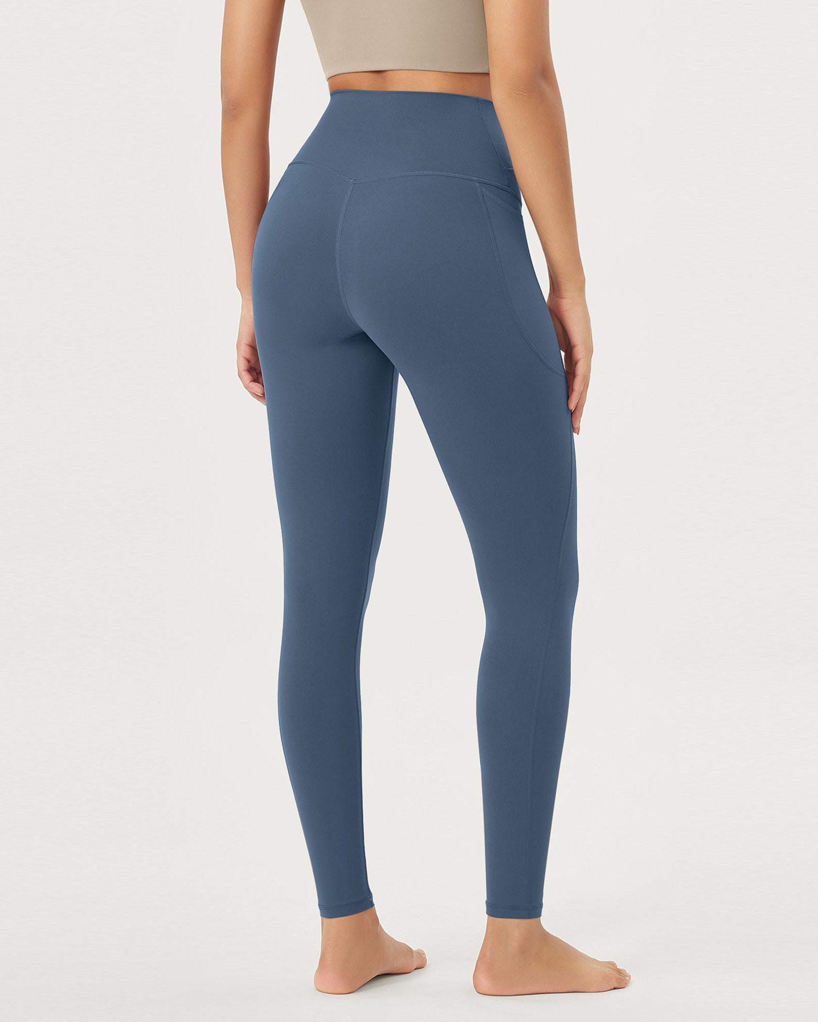 28 Crossover V High Wasit Lounge Leggings with Pockets - ododos
