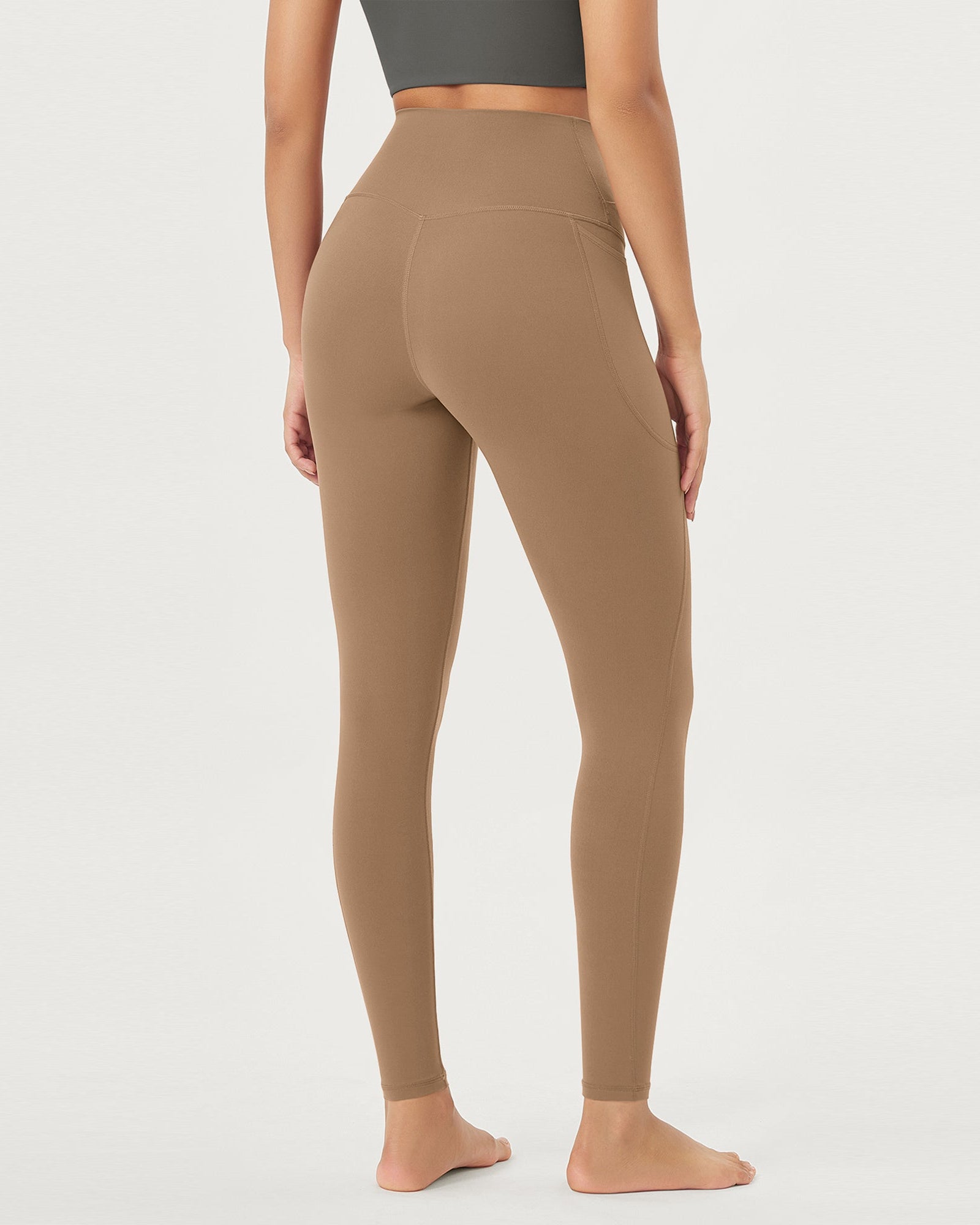 28 Crossover V High Wasit Lounge Leggings with Pockets - ododos