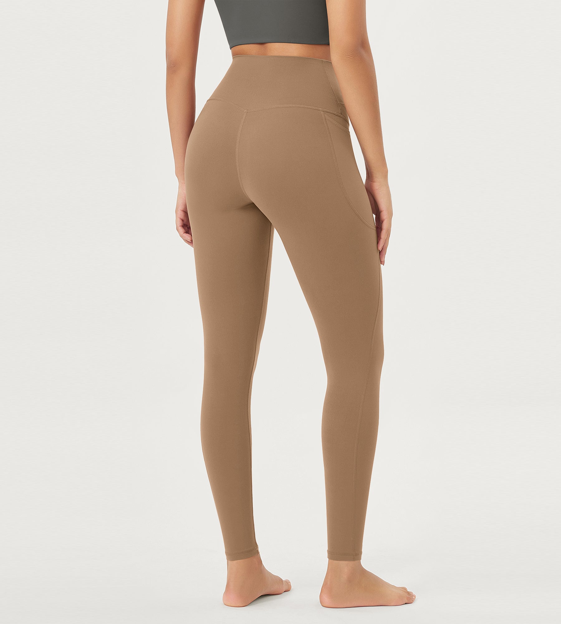 28 Crossover V High Wasit Lounge Leggings with Pockets - ododos