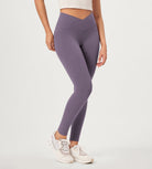 2-Pack 28 ODCLOUD Crossover Lounge Yoga Waist Leggings with Pockets - ododos