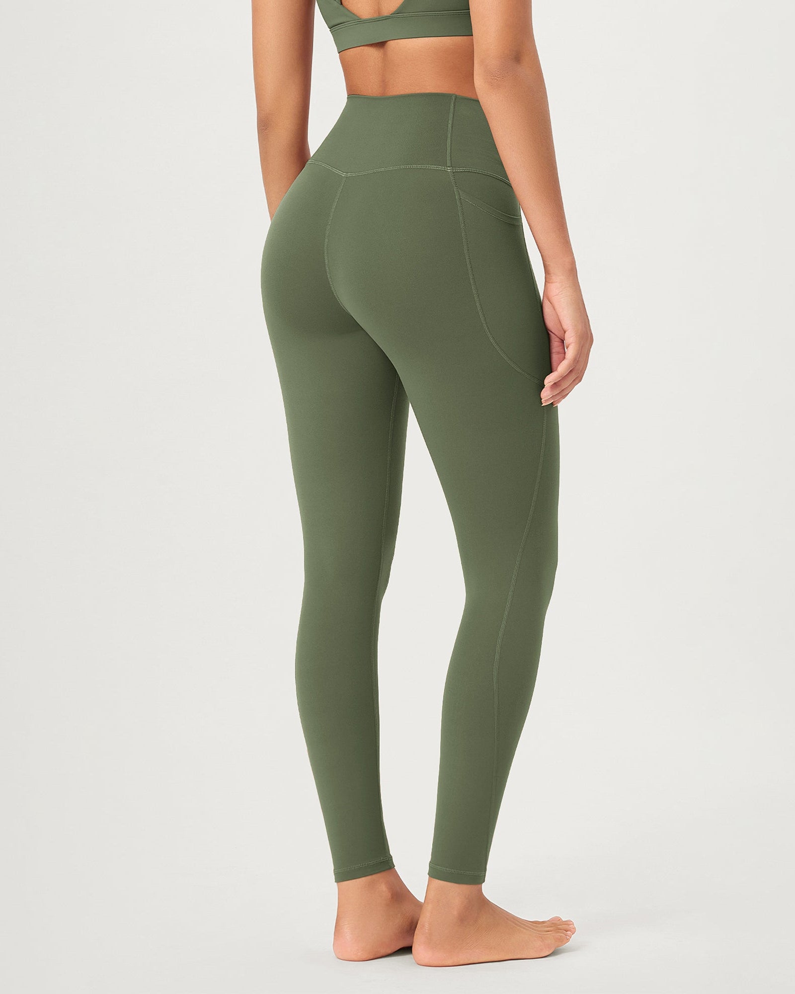 2-Pack 28 ODCLOUD Crossover Lounge Yoga Waist Leggings with Pockets - ododos