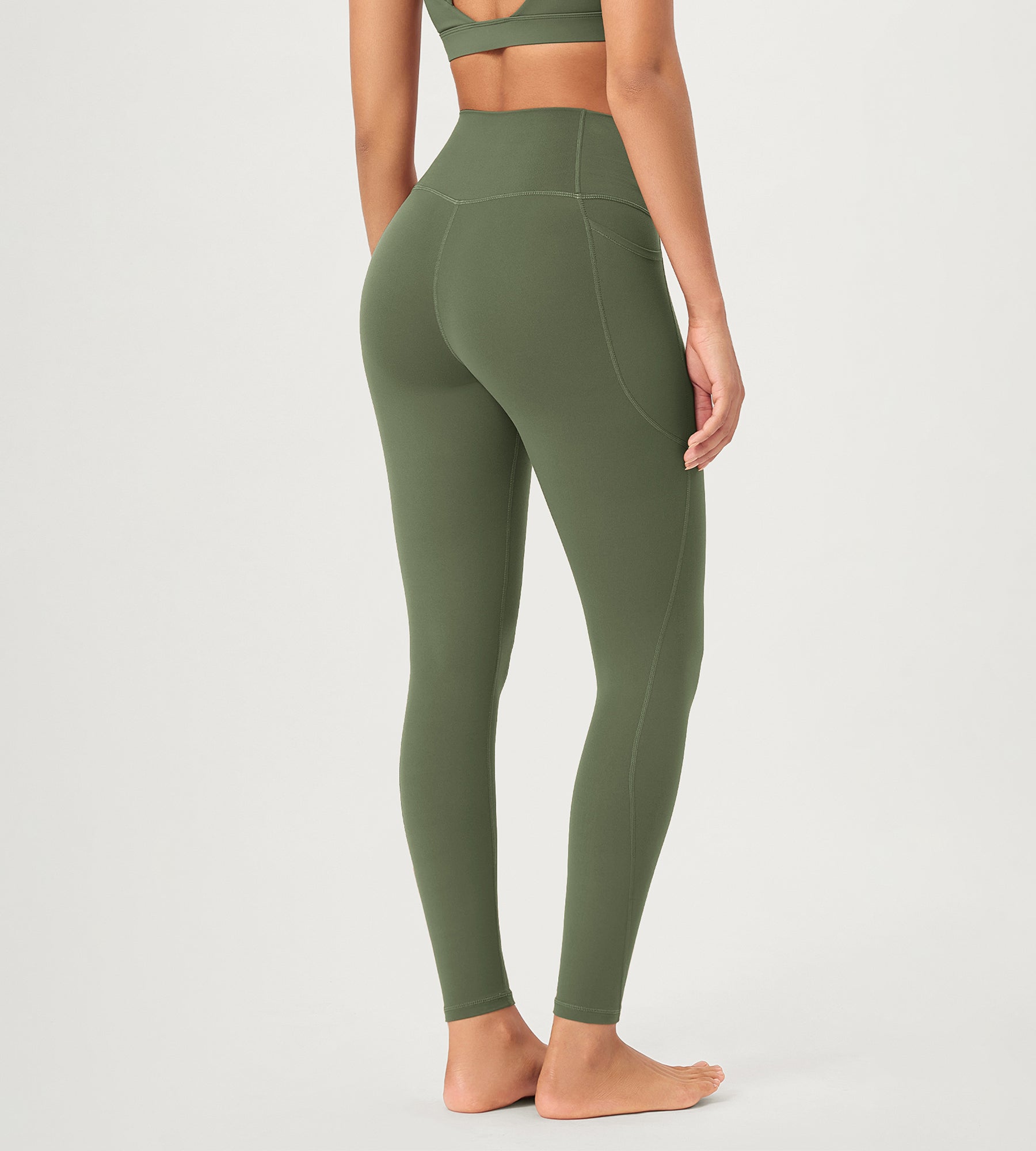 2-Pack 28 ODCLOUD Crossover Lounge Yoga Waist Leggings with Pockets - ododos