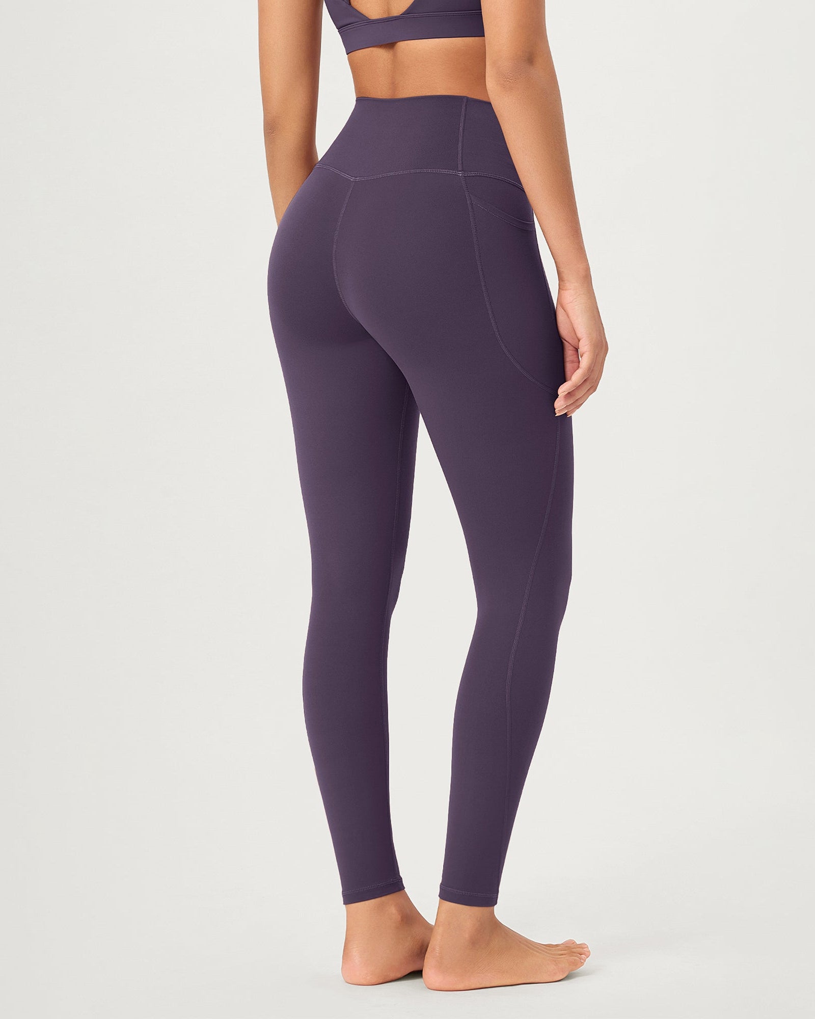 2-Pack 28 ODCLOUD Crossover Lounge Yoga Waist Leggings with Pockets - ododos