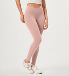 2-Pack 28 ODCLOUD Crossover Lounge Yoga Waist Leggings with Pockets - ododos