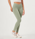 2-Pack 28 ODCLOUD Crossover Lounge Yoga Waist Leggings with Pockets - ododos