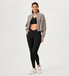 2-Pack 28 ODCLOUD Crossover Lounge Yoga Waist Leggings with Pockets - ododos