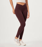 2-Pack 28 ODCLOUD Crossover Lounge Yoga Waist Leggings with Pockets - ododos