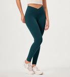 2-Pack 28 ODCLOUD Crossover Lounge Yoga Waist Leggings with Pockets - ododos