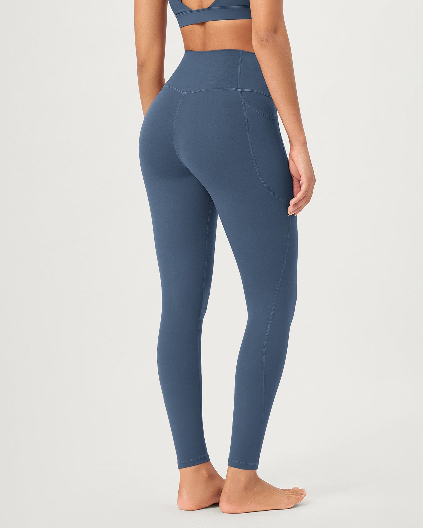 2-Pack 28 ODCLOUD Crossover Lounge Yoga Waist Leggings with Pockets - ododos