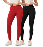 2-Pack 28 ODCLOUD Crossover Lounge Yoga Waist Leggings with Pockets - ododos