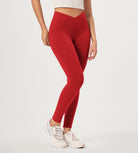 2-Pack 28 ODCLOUD Crossover Lounge Yoga Waist Leggings with Pockets - ododos