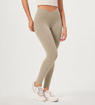 2-Pack 28 ODCLOUD Crossover Lounge Yoga Waist Leggings with Pockets - ododos