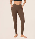 28 ODCLOUD Crossover Lounge Yoga Waist Leggings with Pockets - ododos