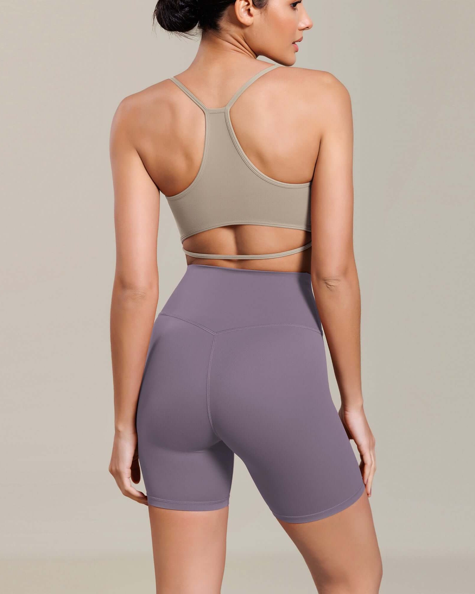 Cloud Feeling 6 Cross Waist Yoga Lounge Shorts - ododos