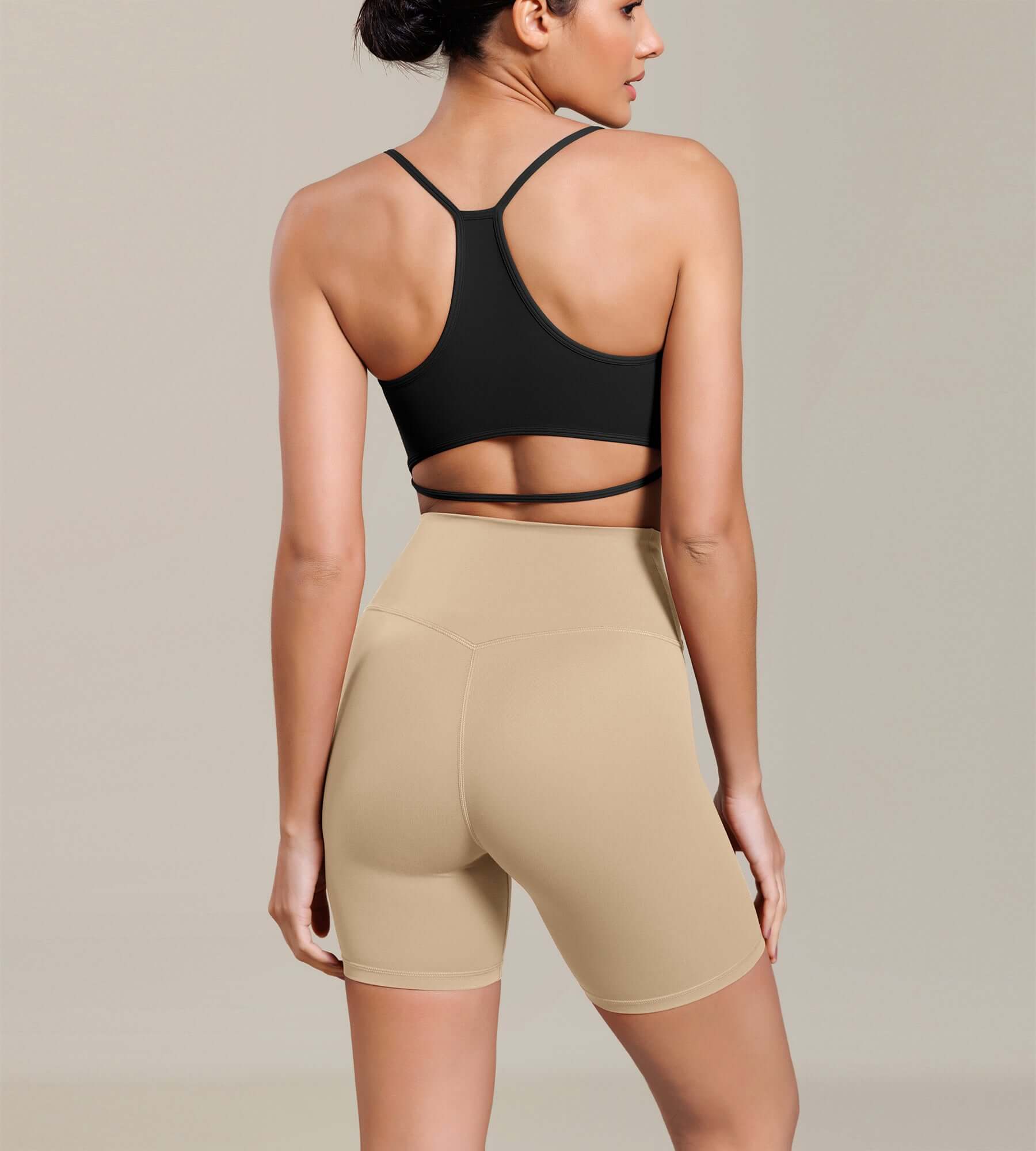 Cloud Feeling 6 Cross Waist Yoga Lounge Shorts - ododos