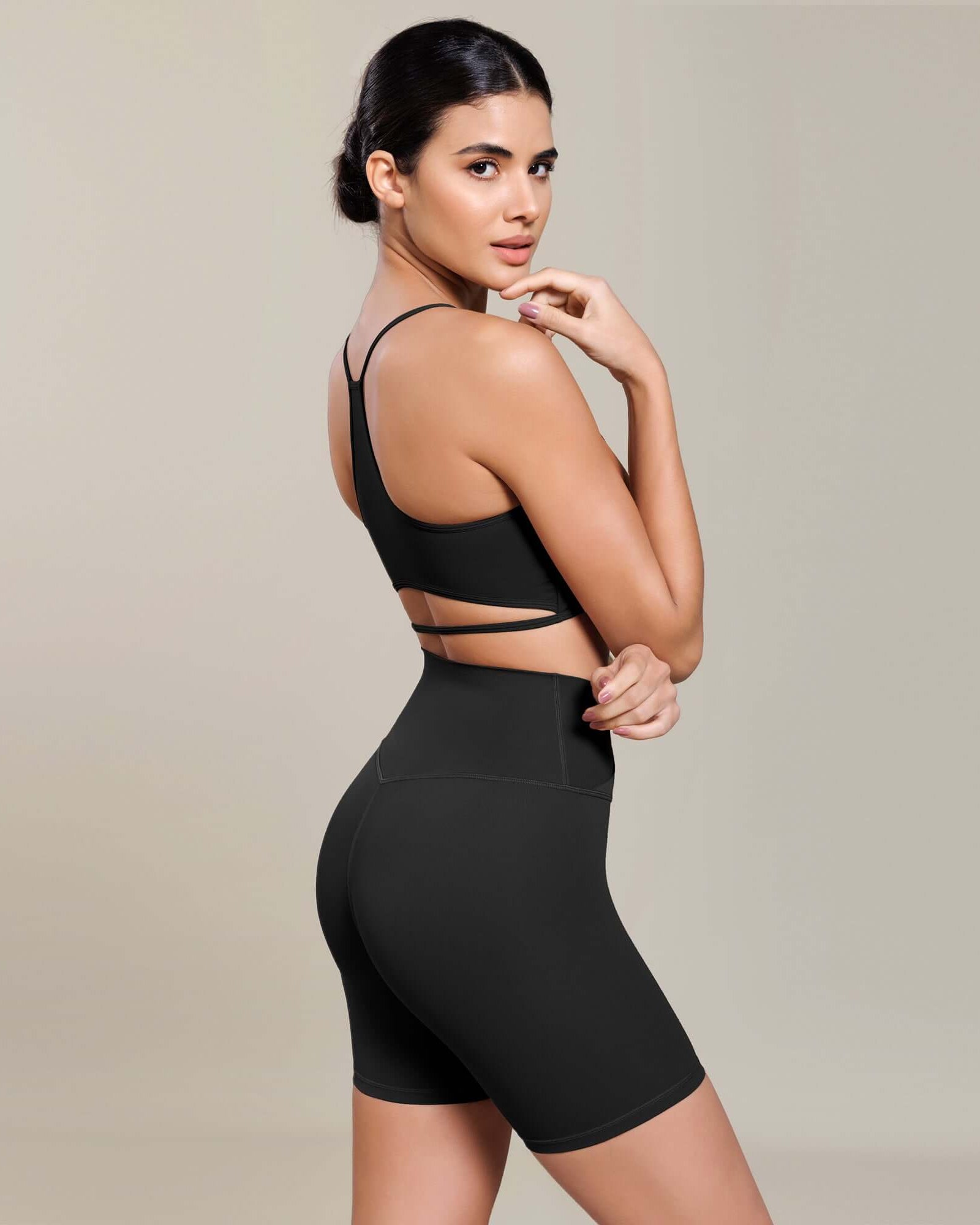 Cloud Feeling 6 Cross Waist Yoga Lounge Shorts - ododos