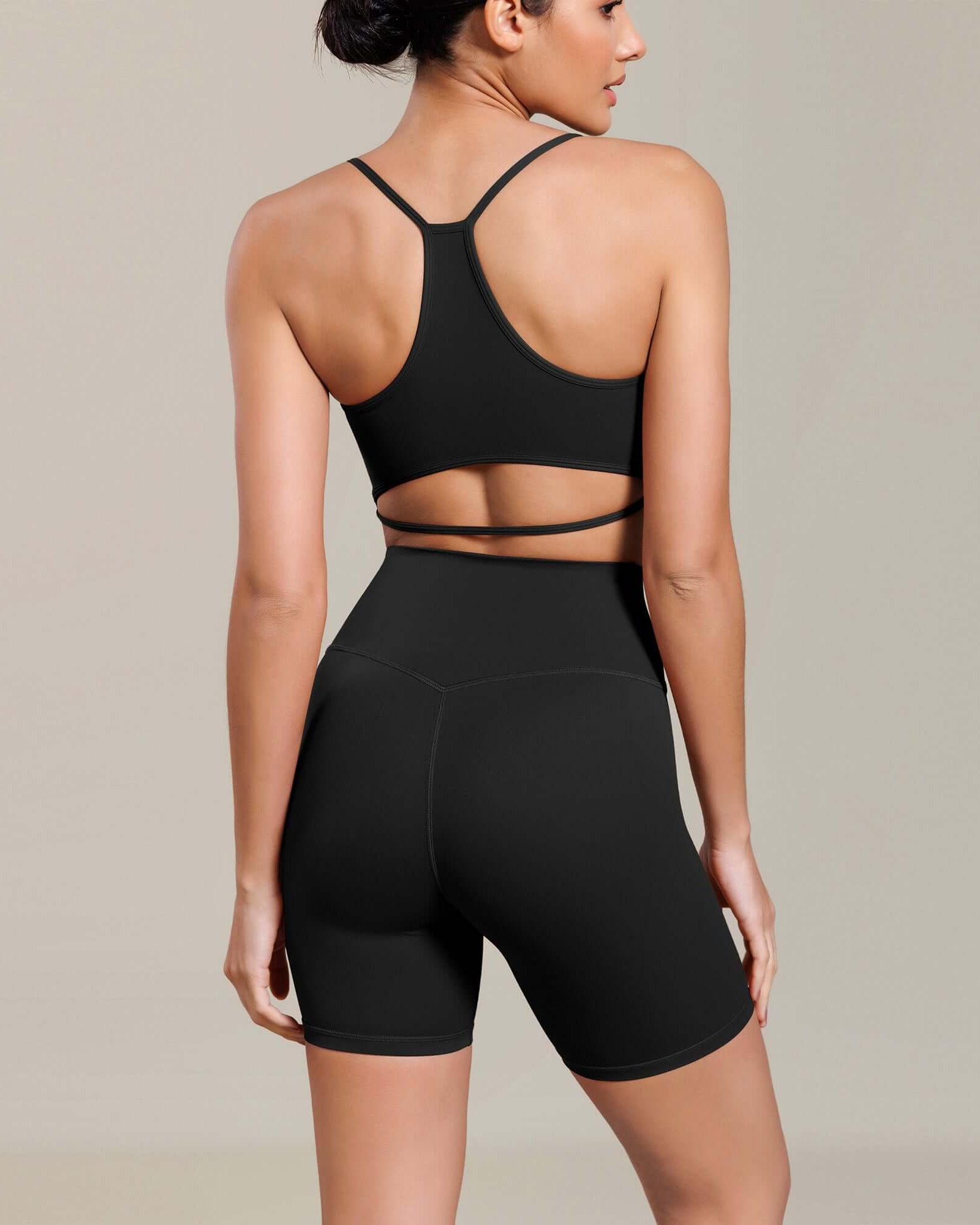 Cloud Feeling 6 Cross Waist Yoga Lounge Shorts - ododos