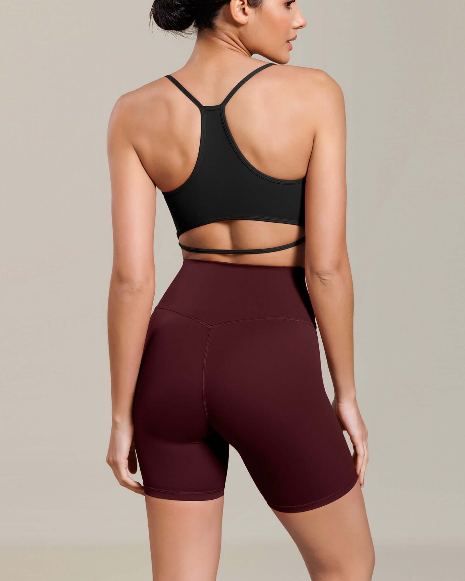 Cloud Feeling 6 Cross Waist Yoga Lounge Shorts - ododos