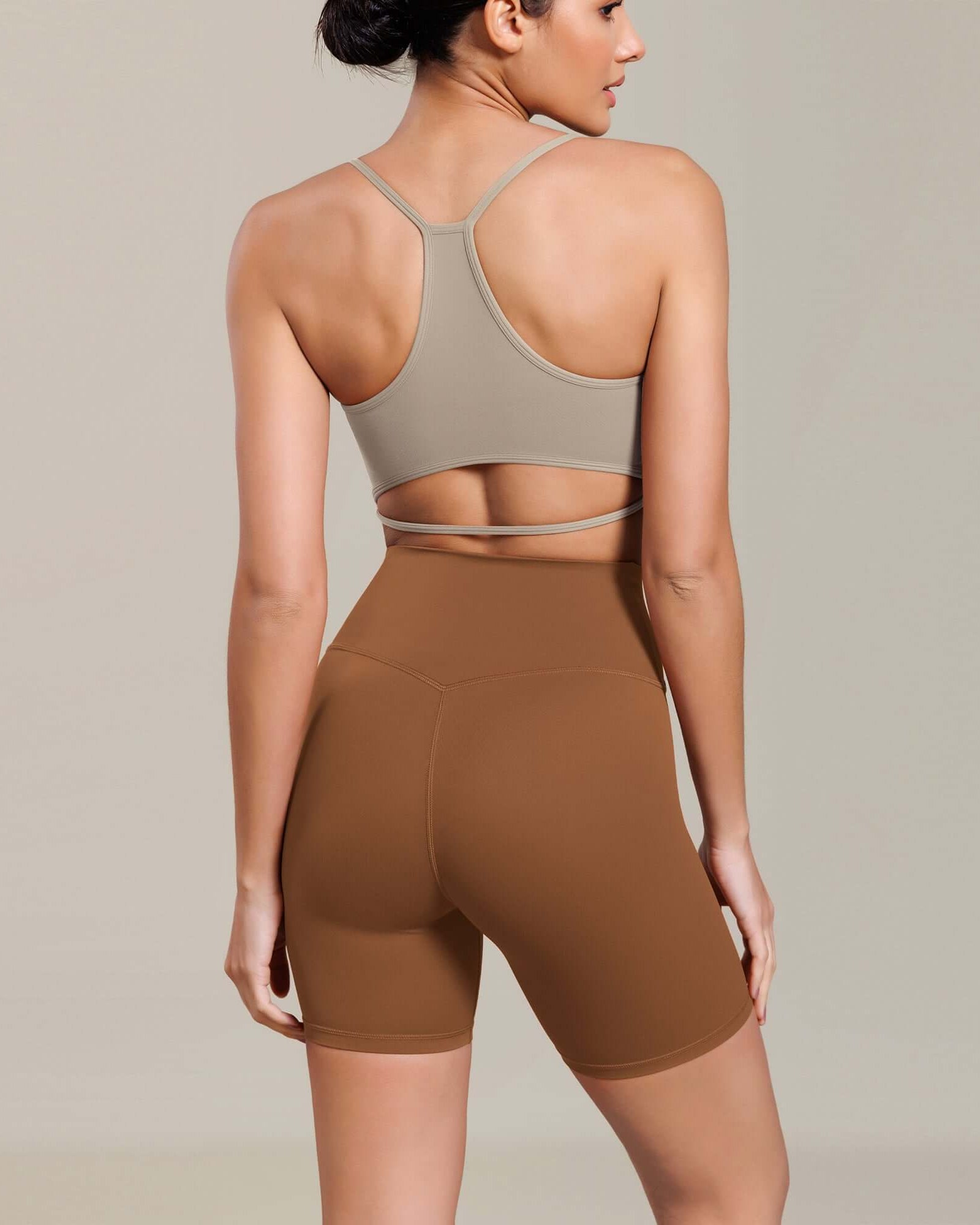 Cloud Feeling 6 Cross Waist Yoga Lounge Shorts - ododos