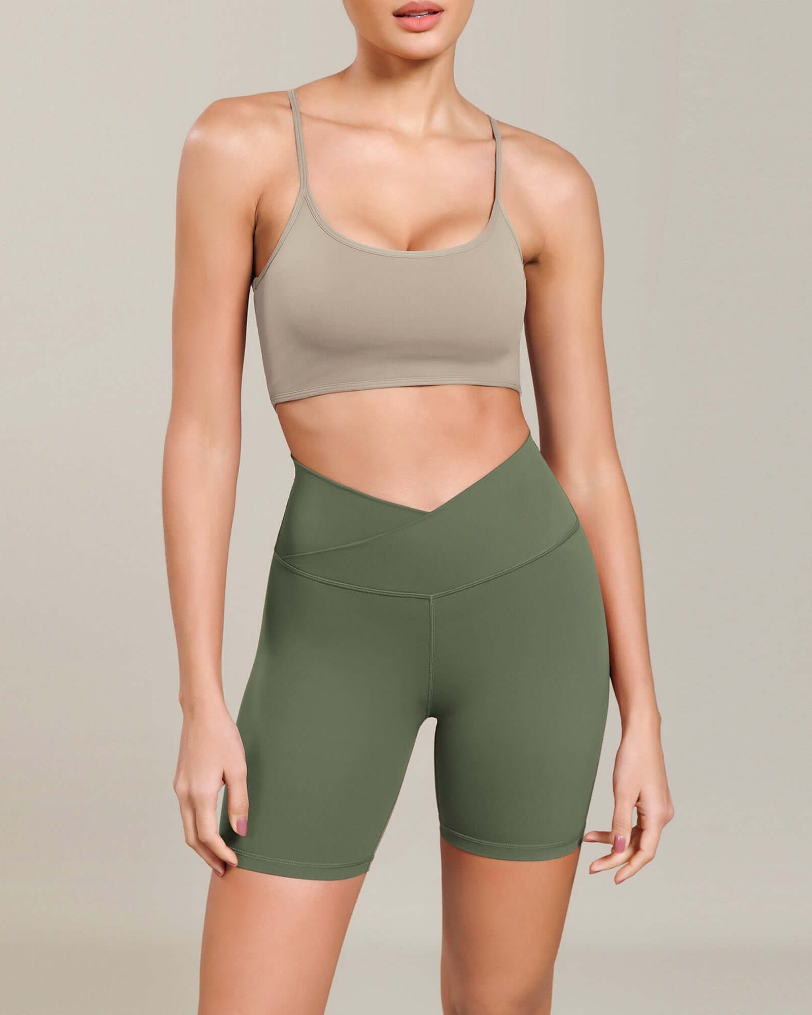 Cloud Feeling 6 Cross Waist Yoga Lounge Shorts - ododos