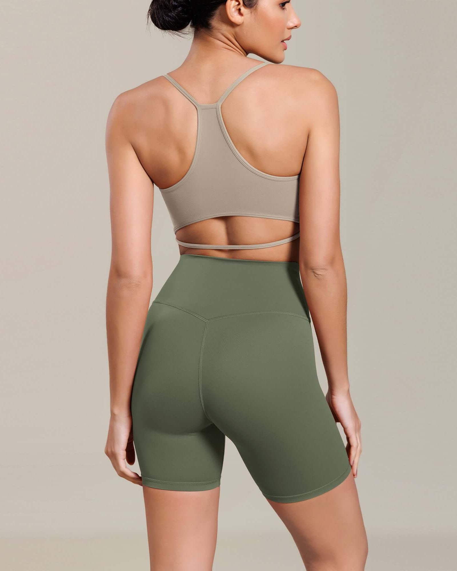 Cloud Feeling 6 Cross Waist Yoga Lounge Shorts - ododos