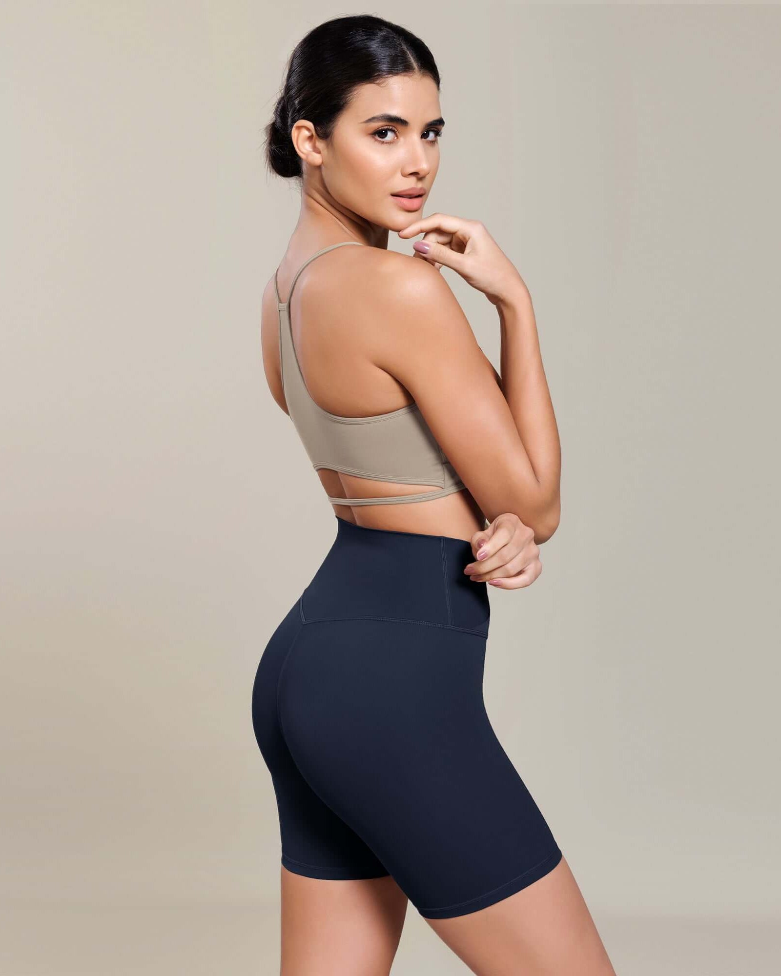 Cloud Feeling 6 Cross Waist Yoga Lounge Shorts - ododos