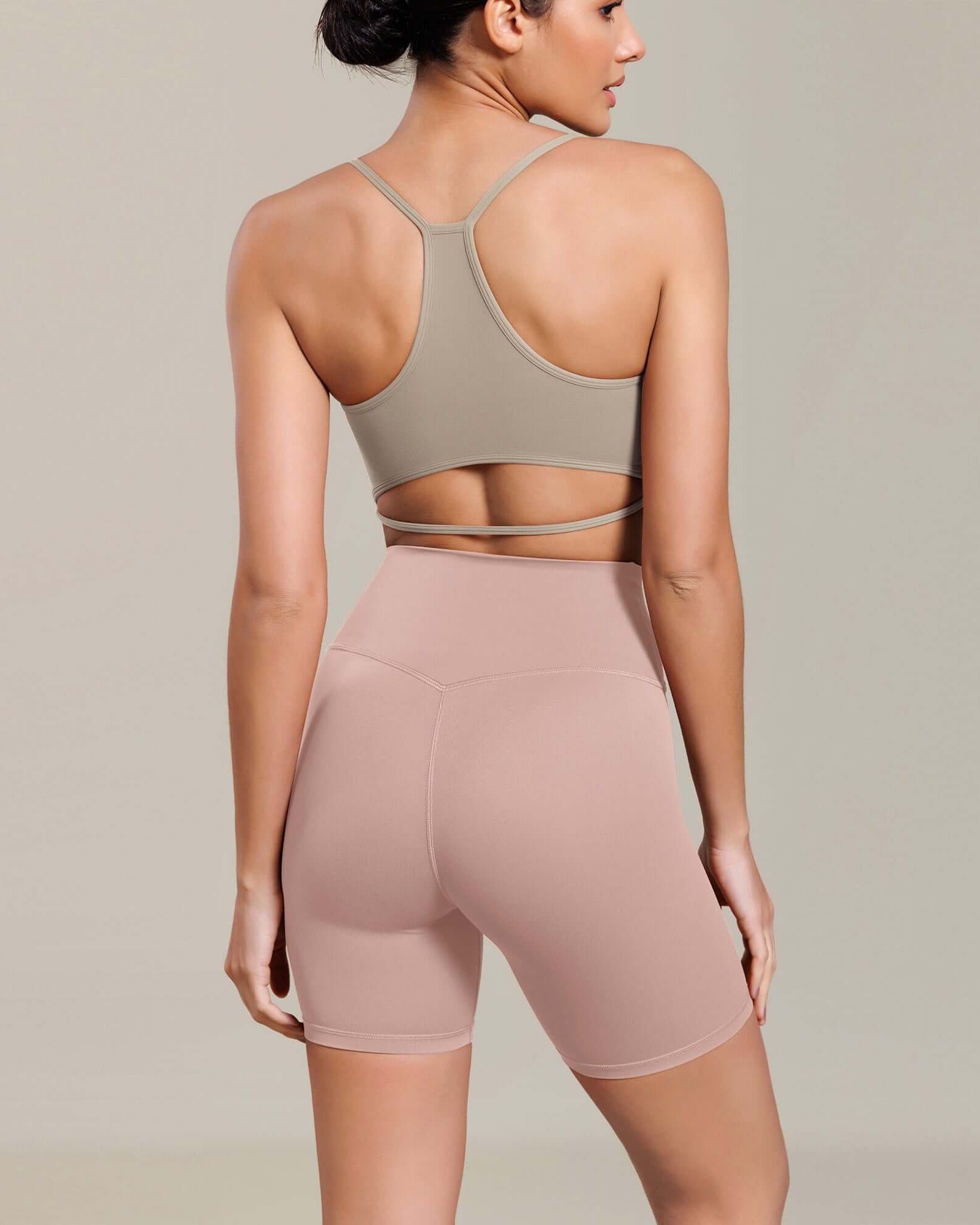 Cloud Feeling 6 Cross Waist Yoga Lounge Shorts - ododos