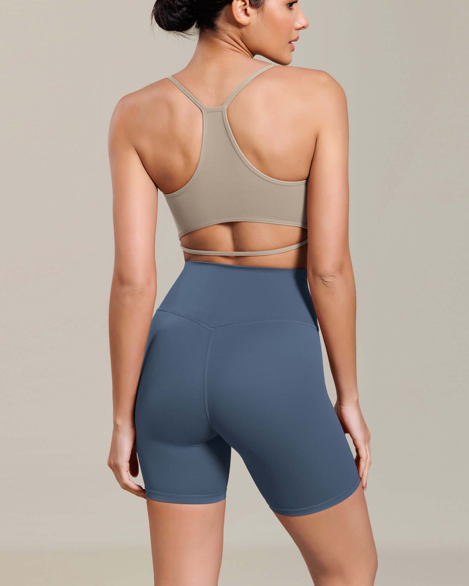 Cloud Feeling 6 Cross Waist Yoga Lounge Shorts - ododos