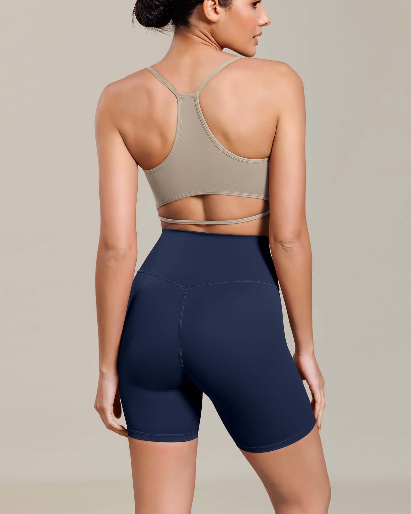 Cloud Feeling 6 Cross Waist Yoga Lounge Shorts - ododos