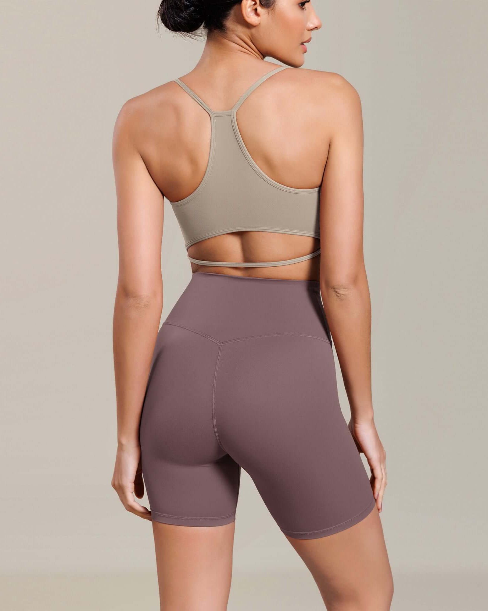 Cloud Feeling 6 Cross Waist Yoga Lounge Shorts - ododos