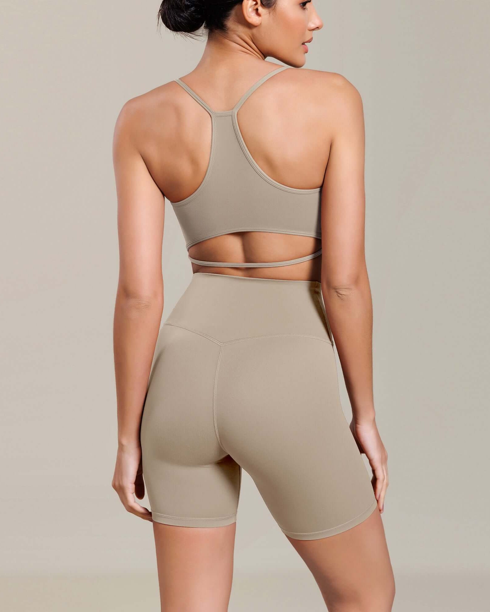 Cloud Feeling 6 Cross Waist Yoga Lounge Shorts - ododos