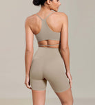 Cloud Feeling 6 Cross Waist Yoga Lounge Shorts - ododos