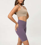 Cloud Feeling 8 Crossover Yoga Shorts - ododos
