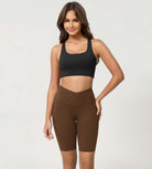 Cloud Feeling 8 Crossover Yoga Shorts - ododos