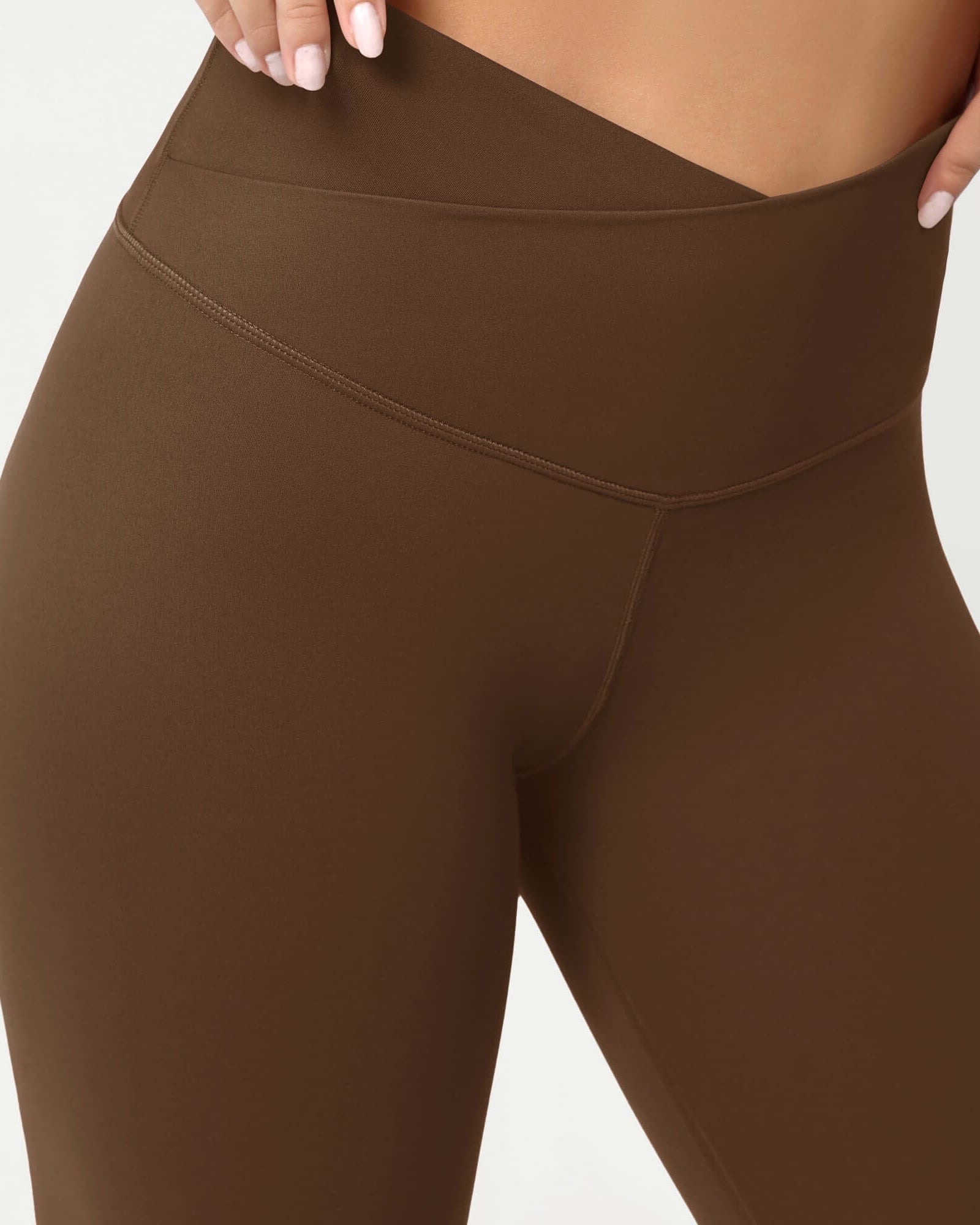 Cloud Feeling 8 Crossover Yoga Shorts - ododos