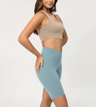 Cloud Feeling 8 Crossover Yoga Shorts - ododos