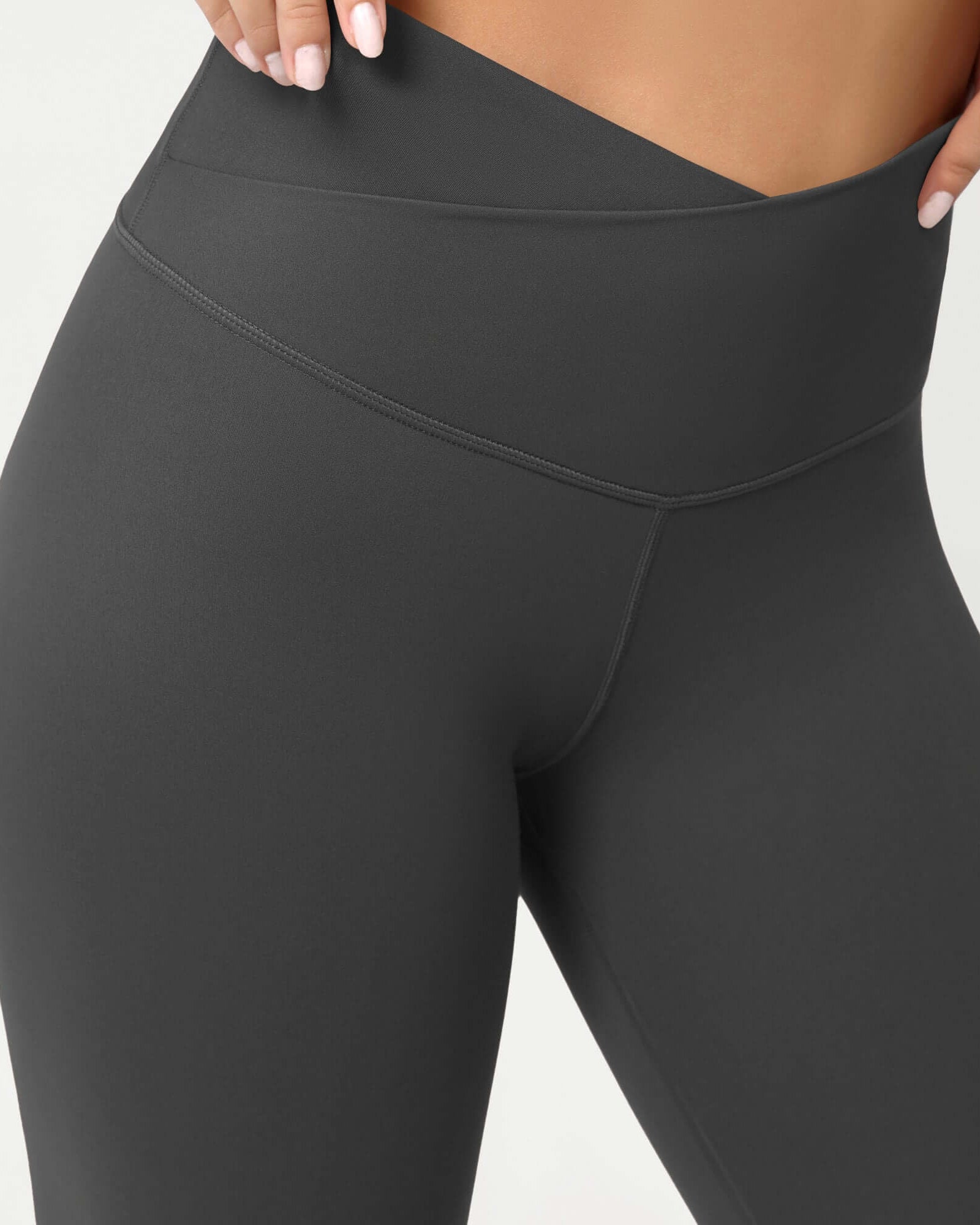 Cloud Feeling 8 Crossover Yoga Shorts - ododos