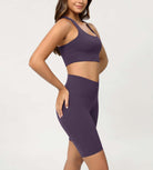 Cloud Feeling 8 Crossover Yoga Shorts - ododos