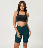 Cloud Feeling 8 Crossover Yoga Shorts - ododos