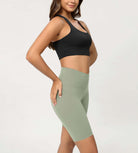 Cloud Feeling 8 Crossover Yoga Shorts - ododos
