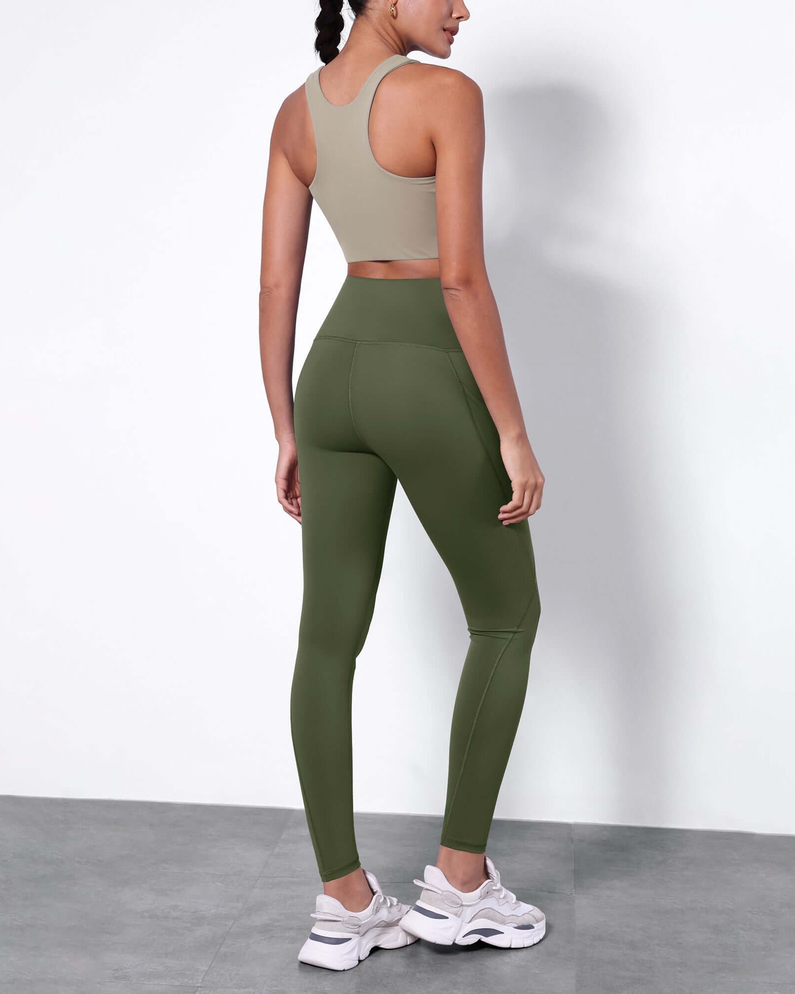 7/8 Fleece Lined Leggings with Pockets - ododos