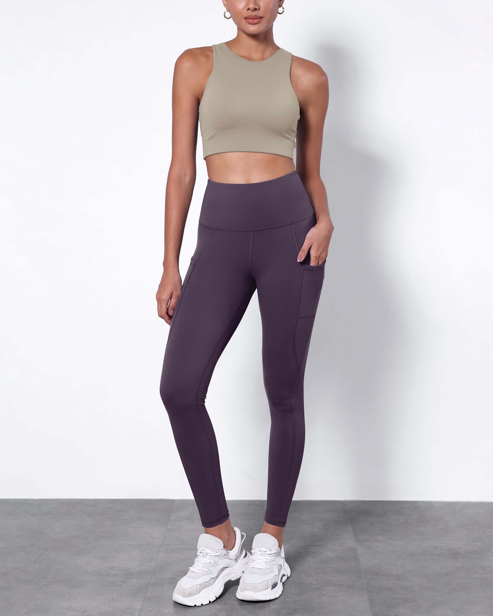 7/8 Fleece Lined Leggings with Pockets - ododos