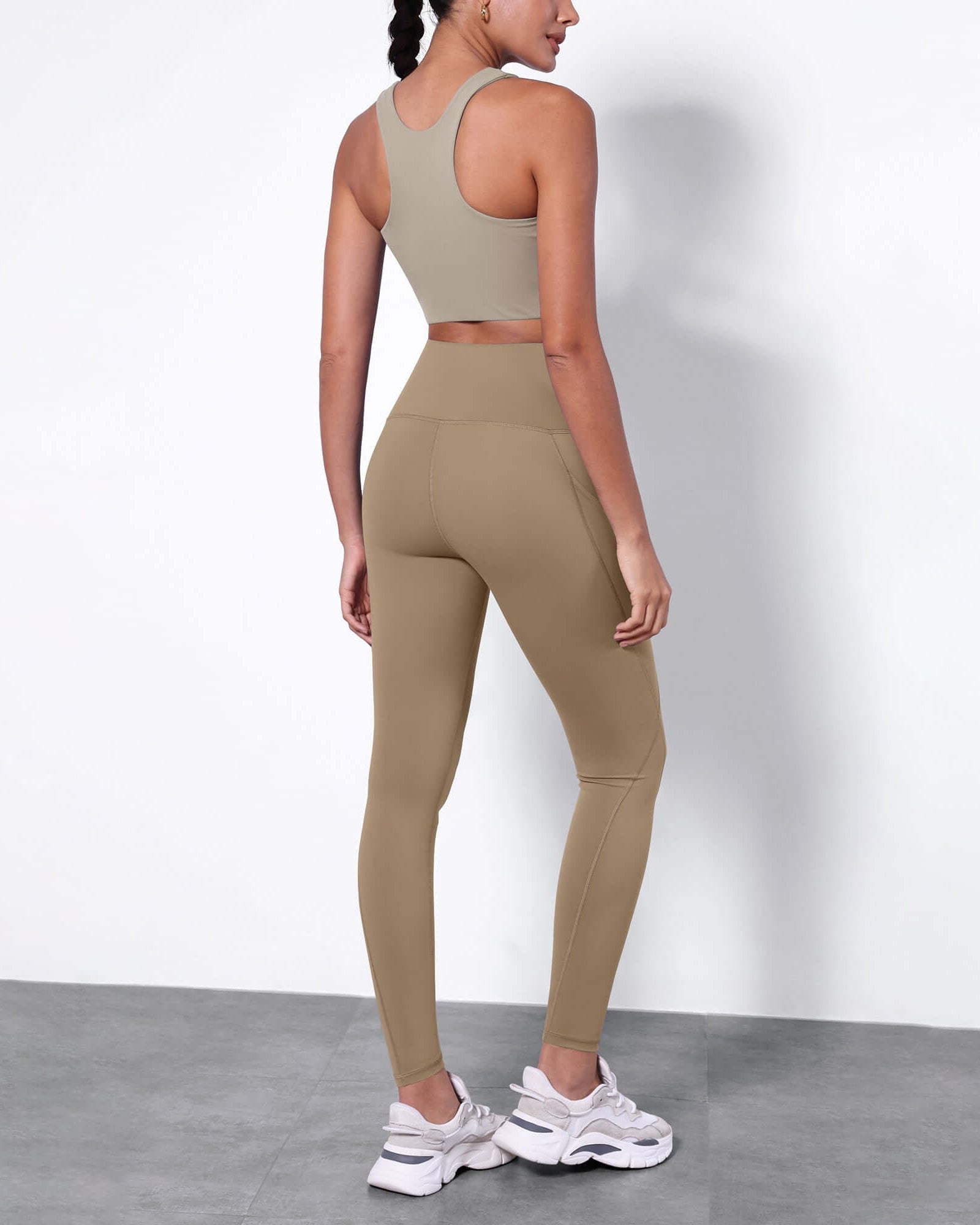 7/8 Fleece Lined Leggings with Pockets - ododos