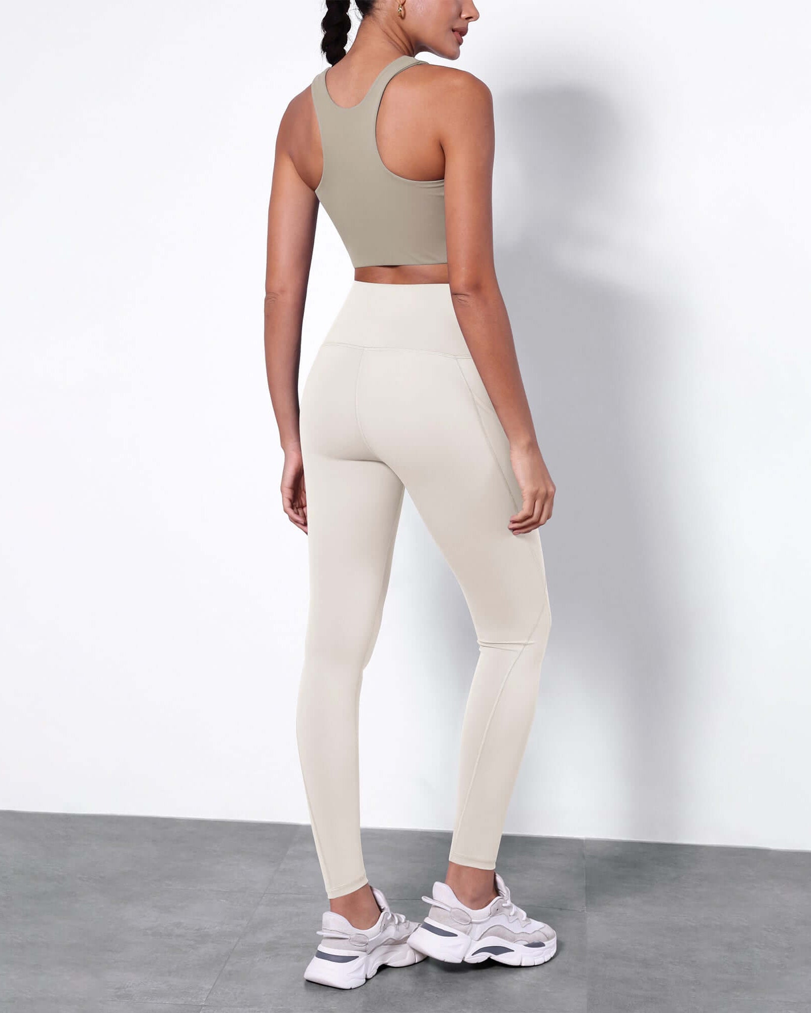 7/8 Fleece Lined Leggings with Pockets - ododos