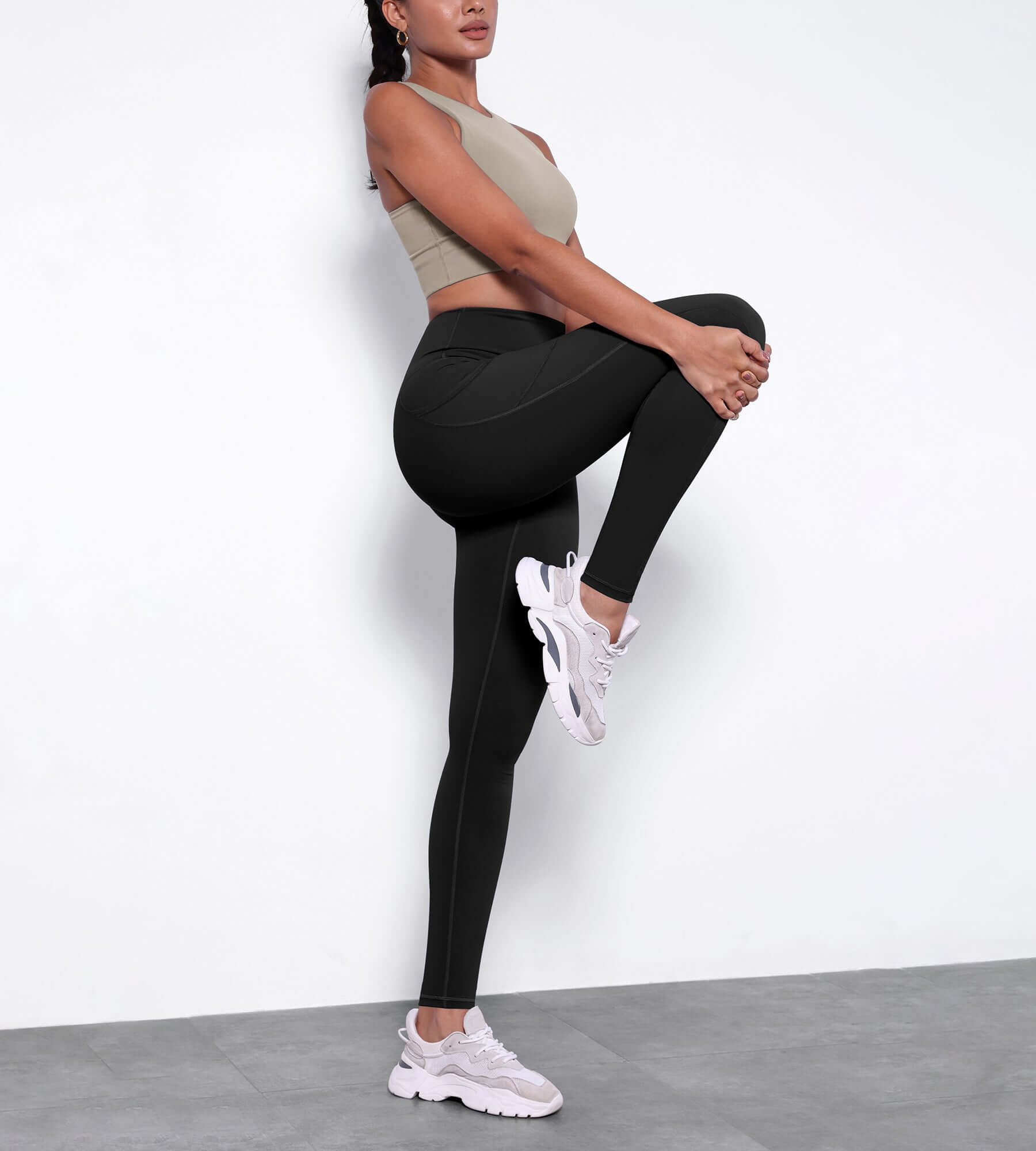 28 Fleece Lined Leggings with Pockets - ododos